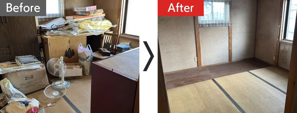 片付けビフォーアフター