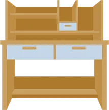 回収可能な不要品:学習机